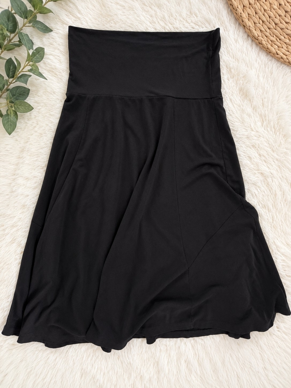Ricki's Black Strapless Maxi Skirt Dress